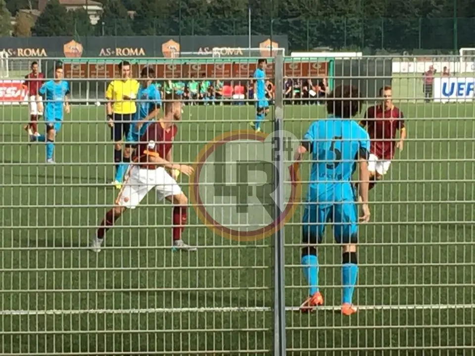 roma barcellona youth league azione
