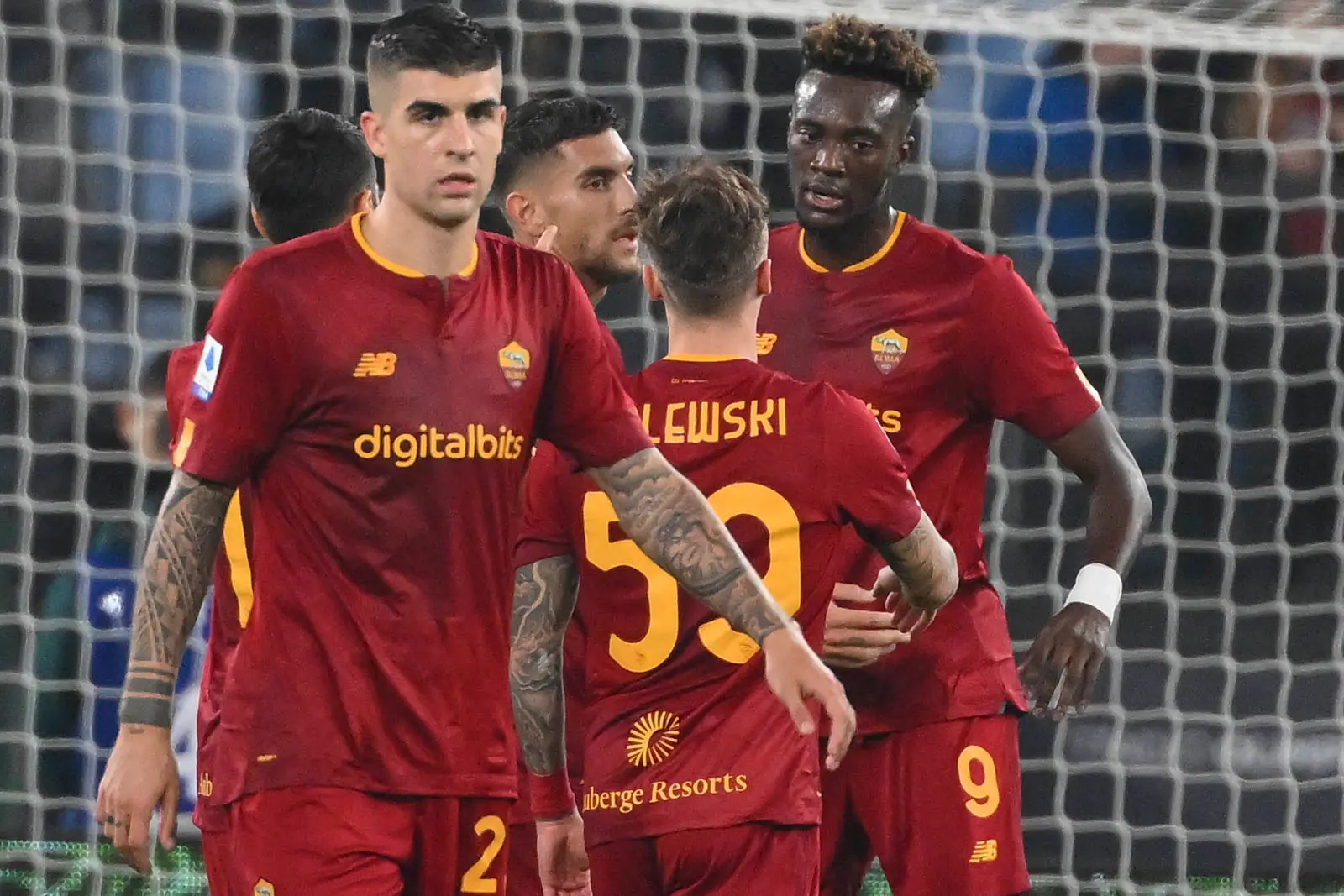 roma bologna abraham squadra