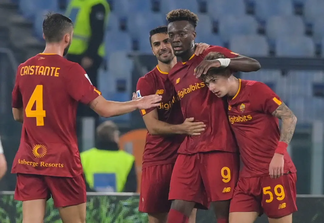 roma bologna esultanza squadra