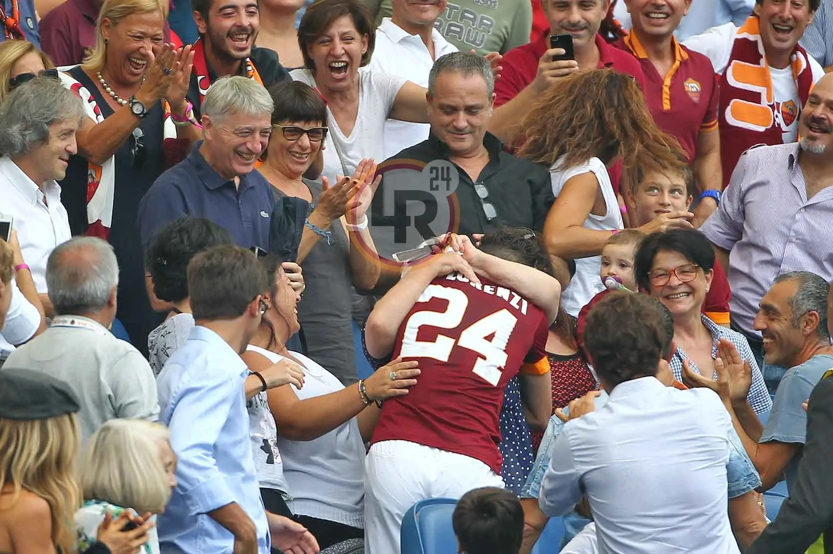 roma cagliari florenzi nonna lr24