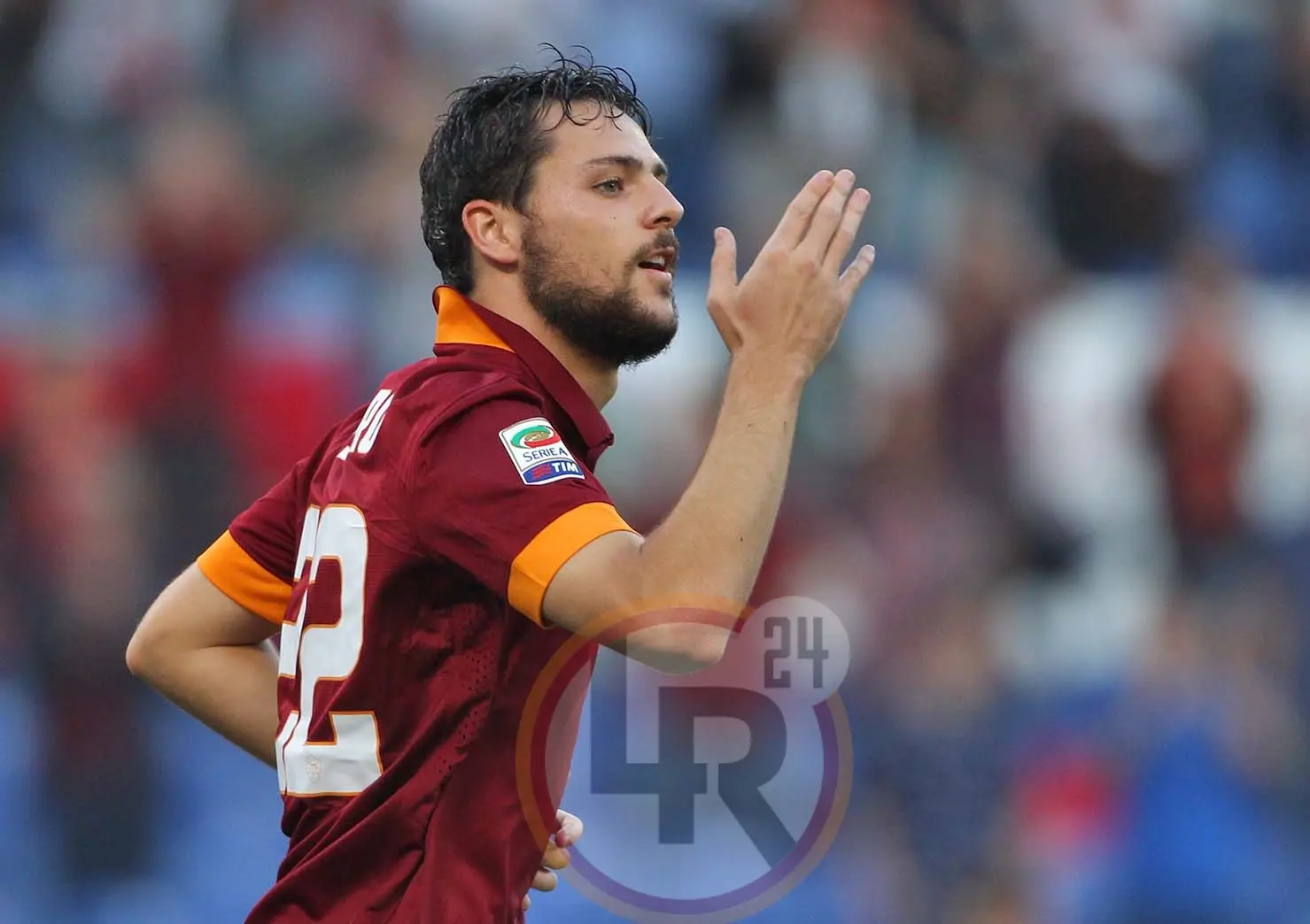 roma chievo destro esulta 18102014 mancini