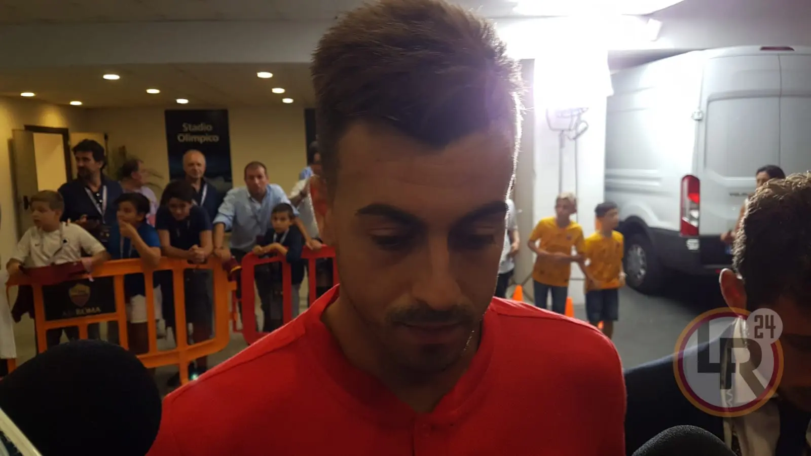 roma chievo el shaarawy mixed zone 16092018