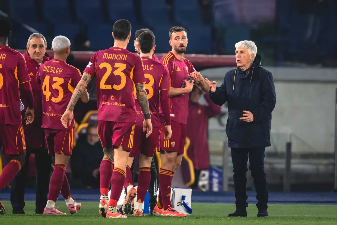 roma como esultanza squadra gasperini