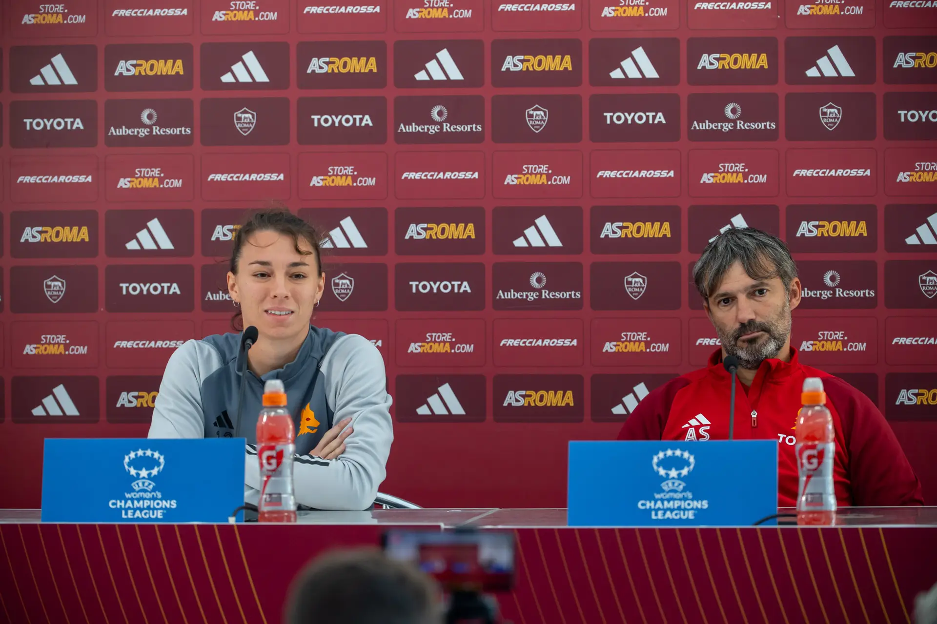 roma femminile conferenza stampa ceasar spugna roma ajax