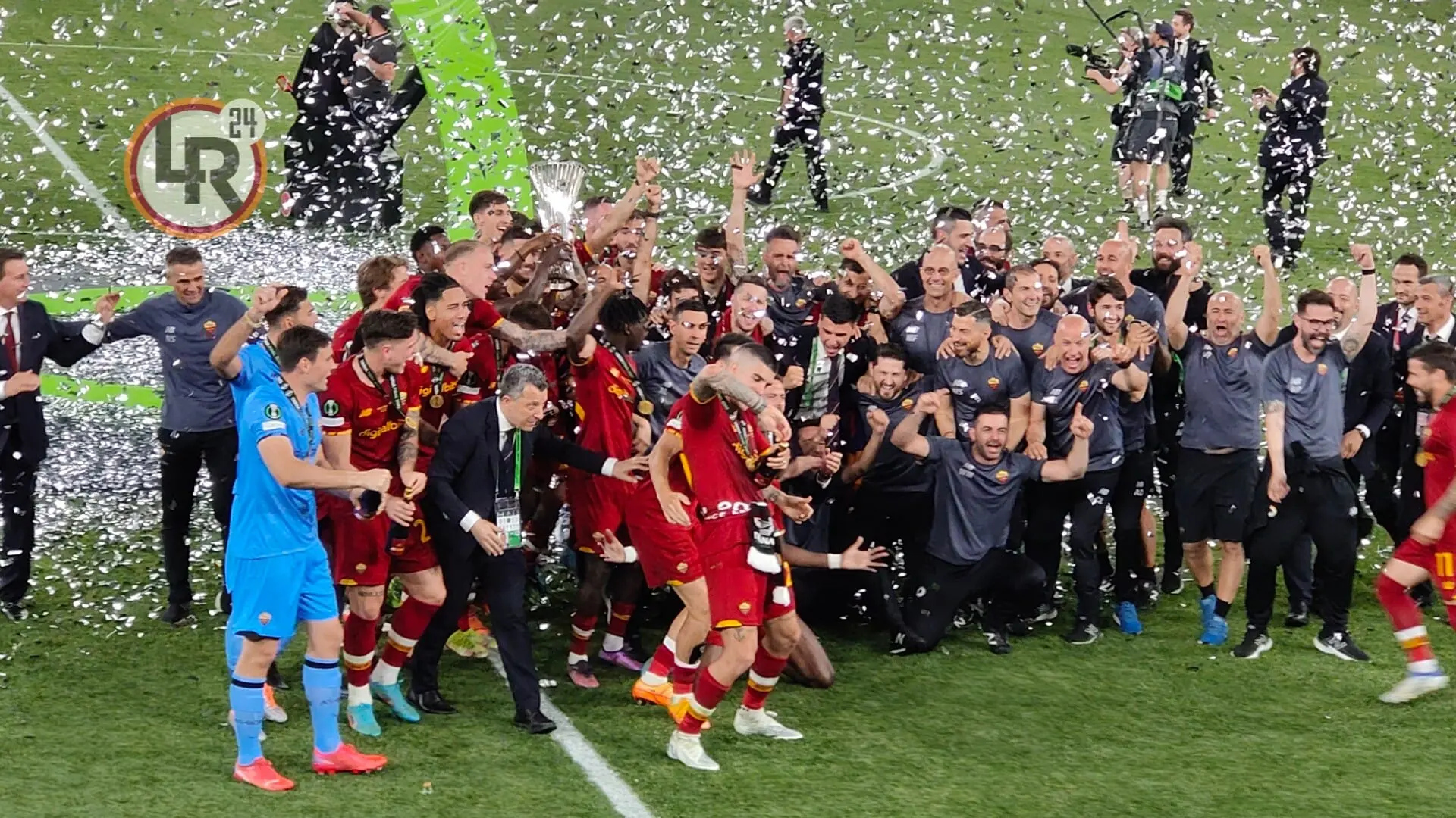 roma feyenoord esultanza 2