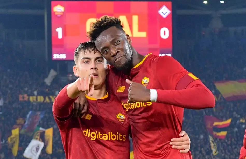 roma fiorentina dybala abraham 2