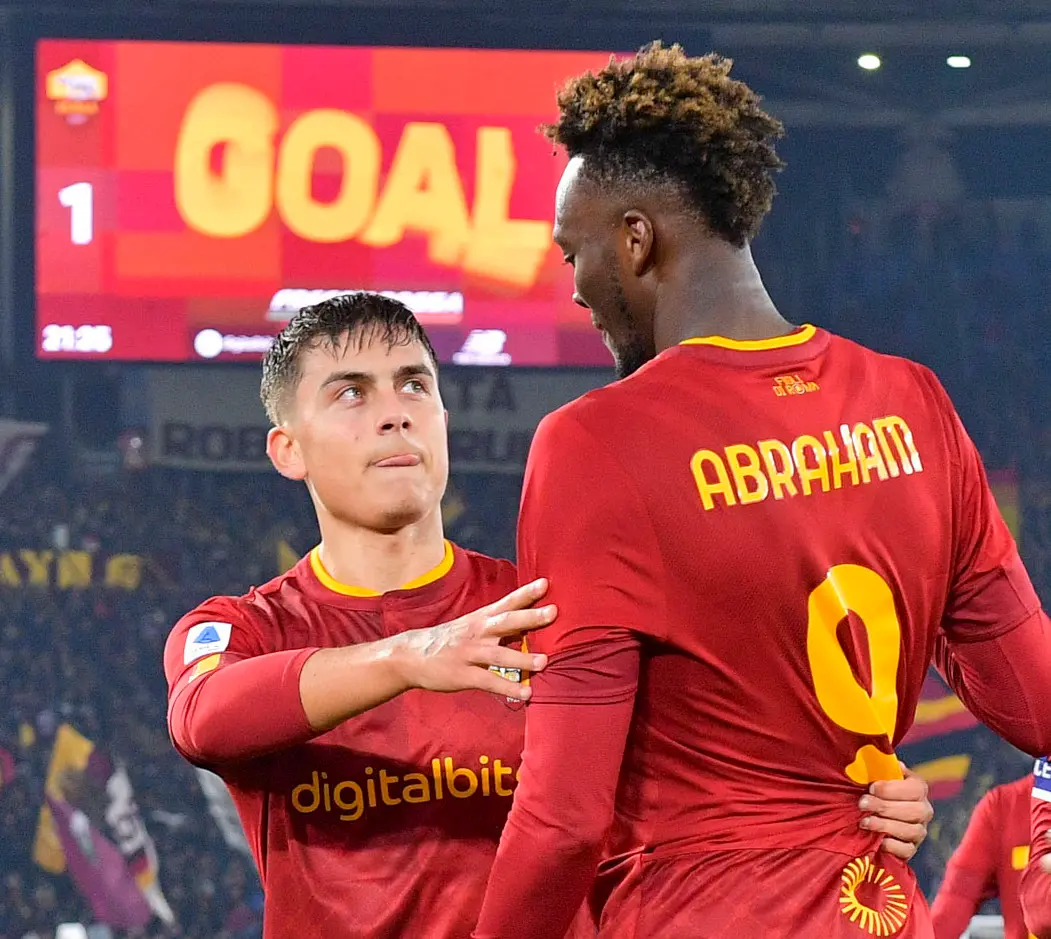 roma fiorentina dybala e abraham