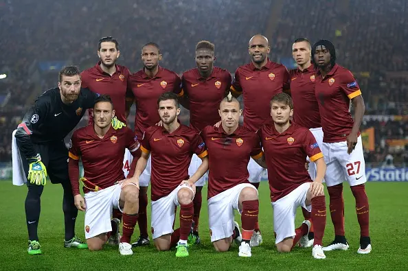 roma foto squadra roma manchester city 101214