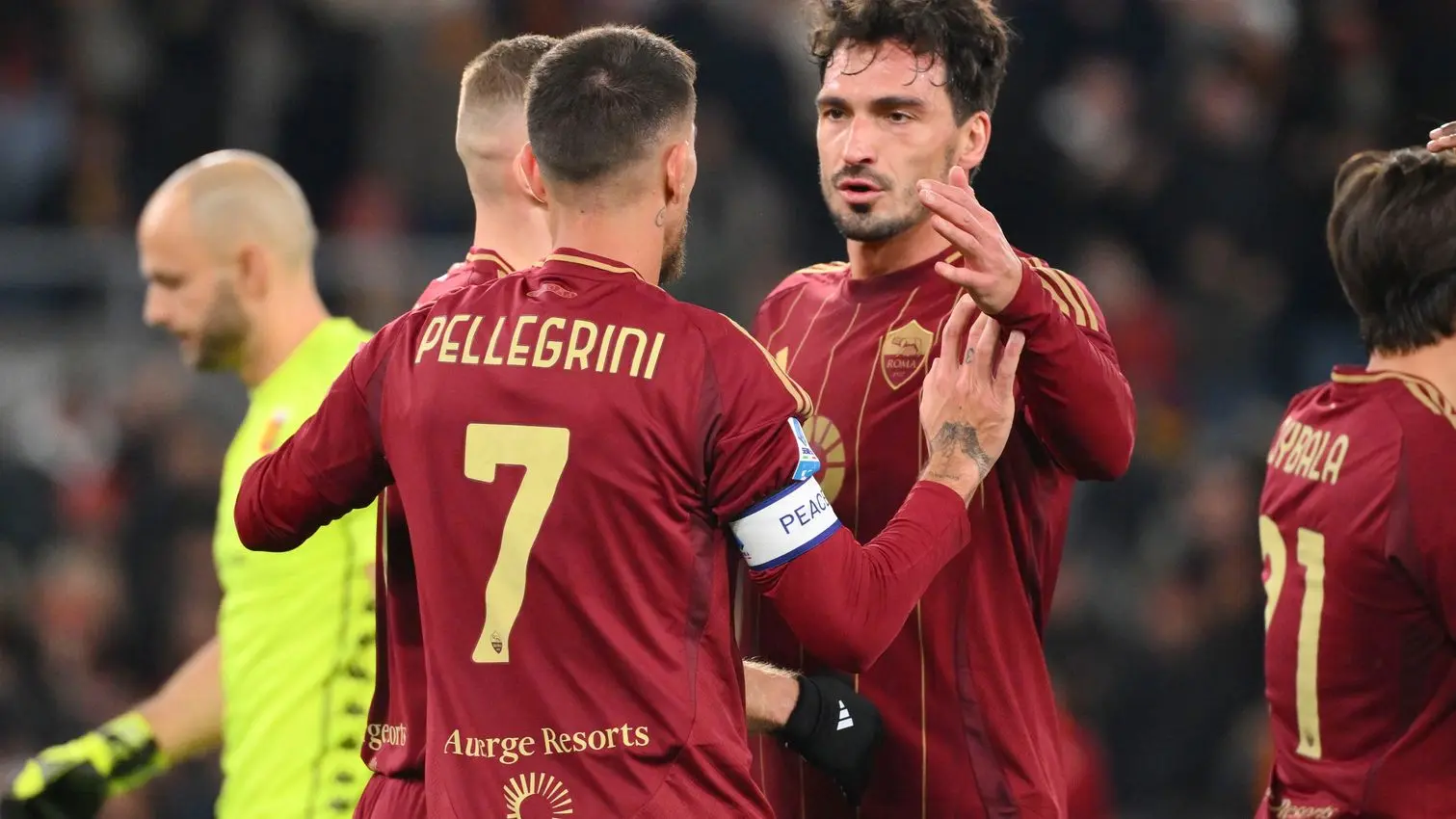 roma genoa hummels pellegrini