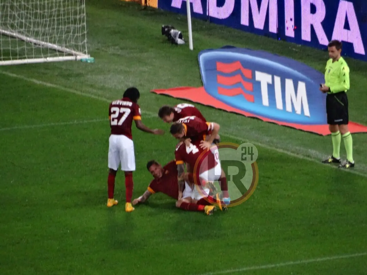 roma inter esultanza 21