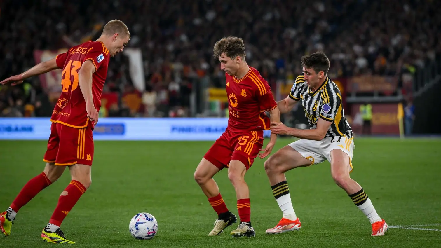 roma juventus baldanzi kristensen cambiaso