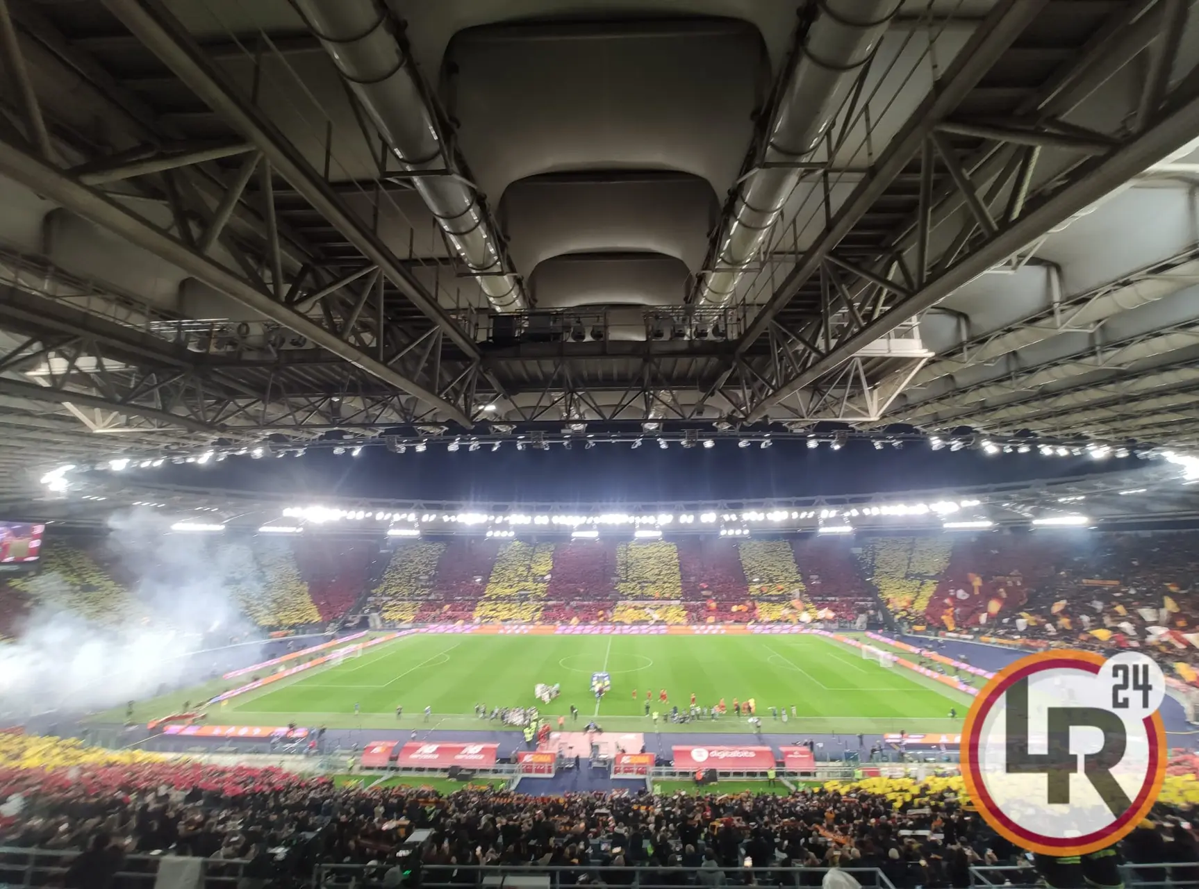 roma juventus coreografia