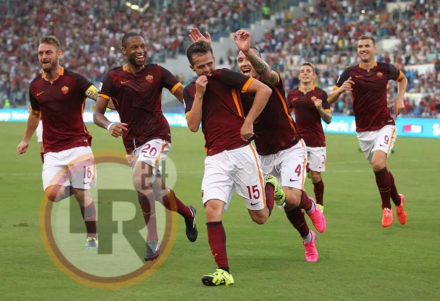 roma juventus esultanza 2 30082015 mancini