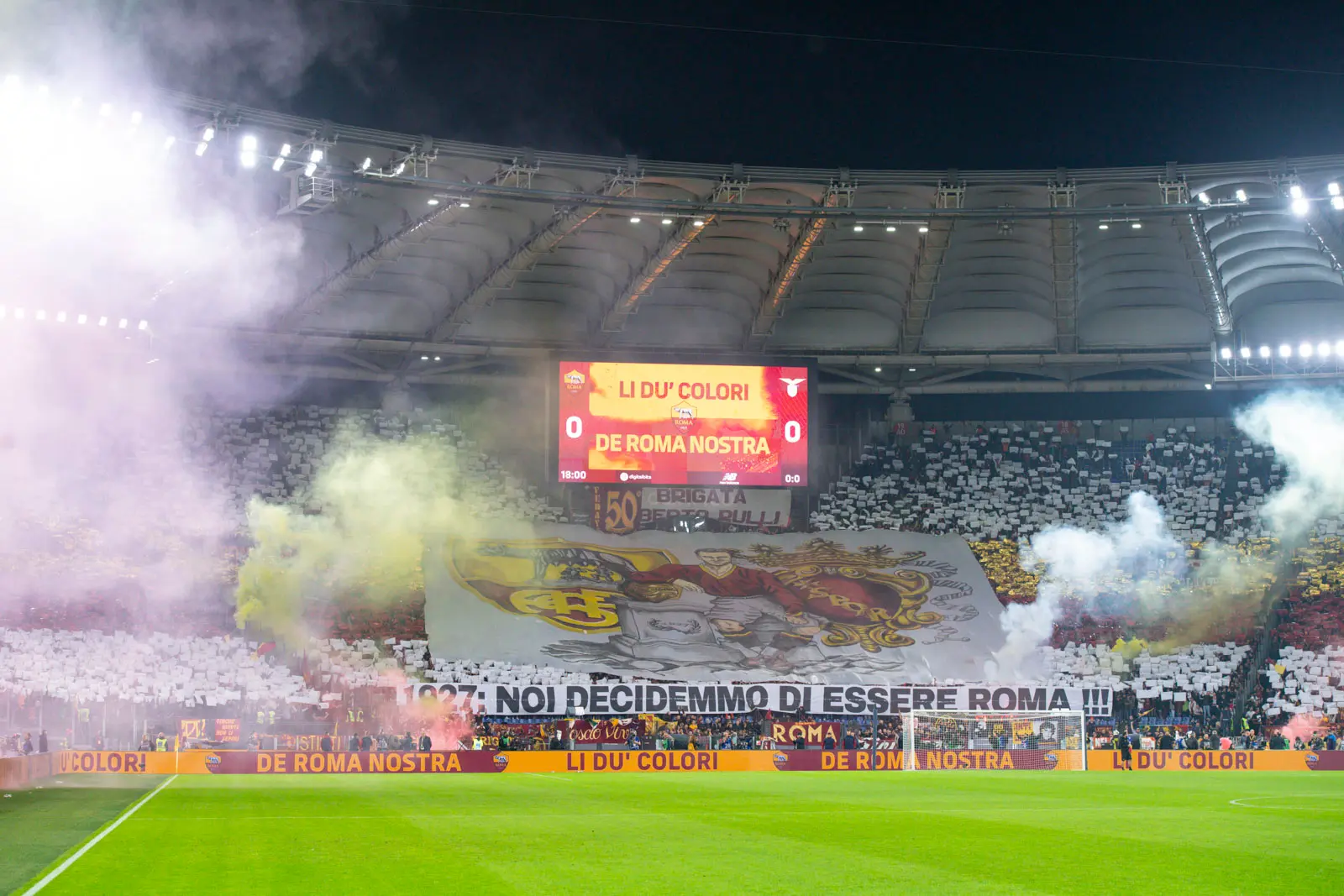 roma lazio coreografia 3