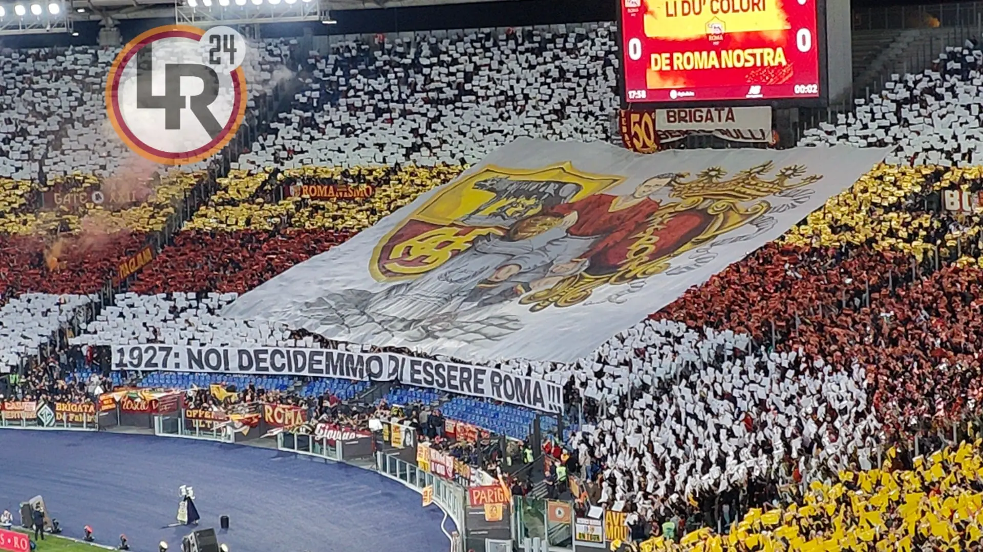 roma lazio coreografia