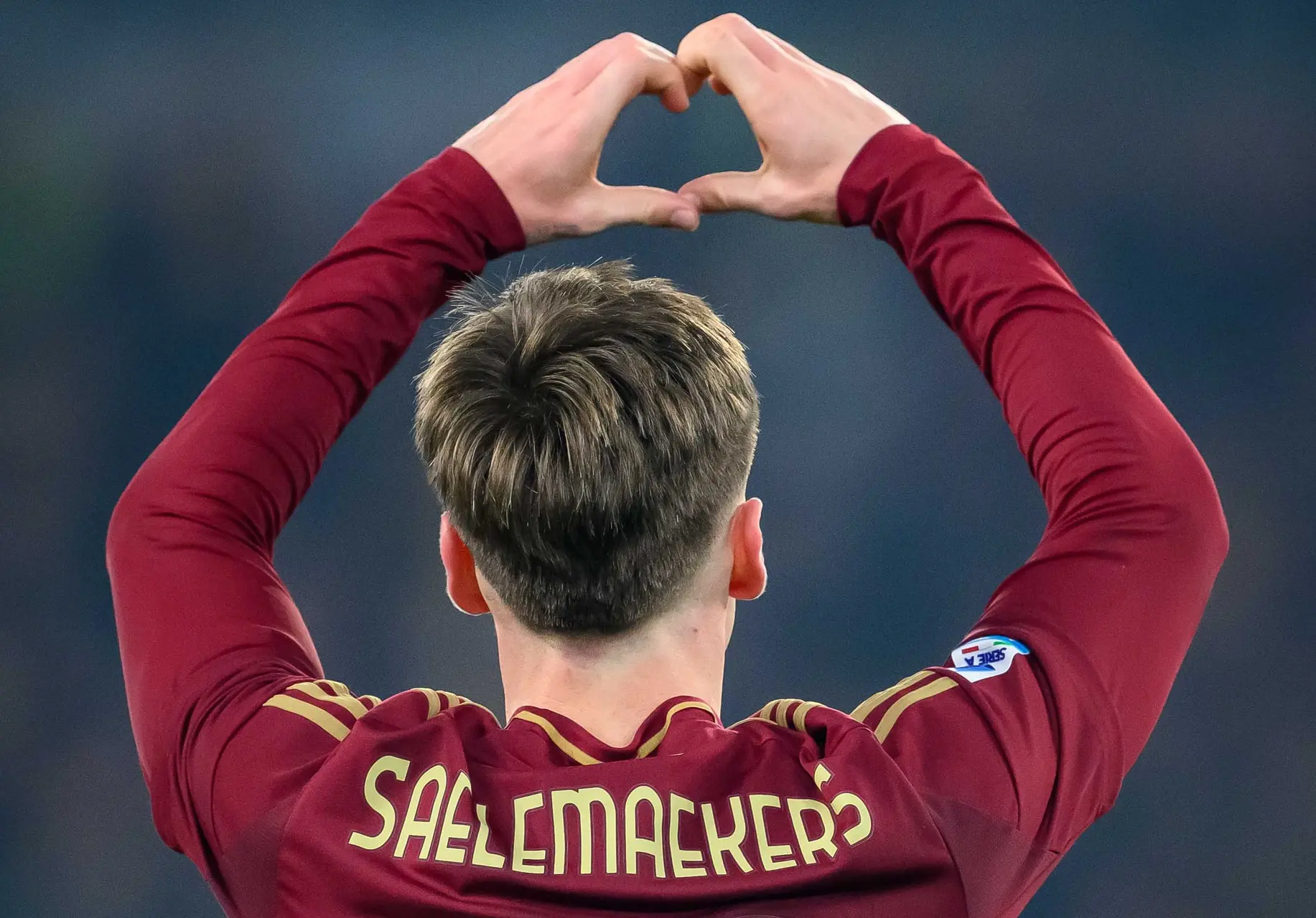 roma lazio esultanza saelemaekers