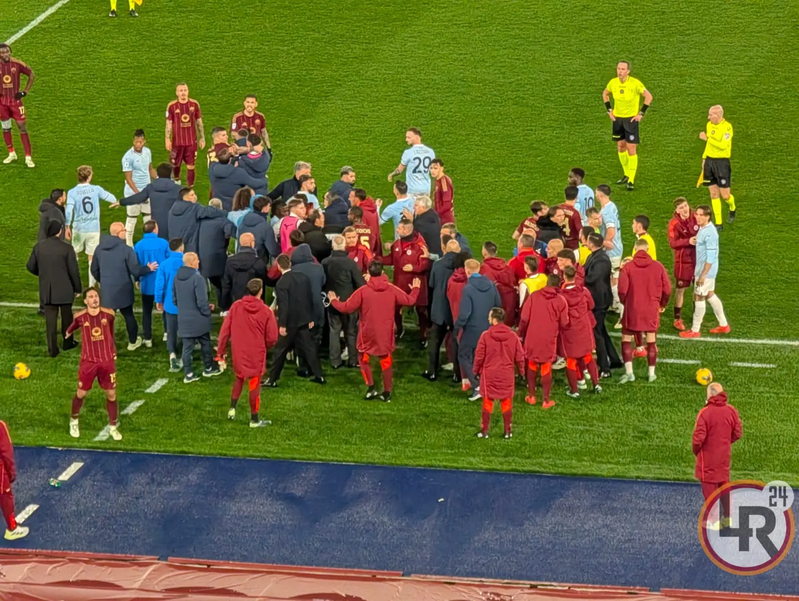 roma lazio rissa