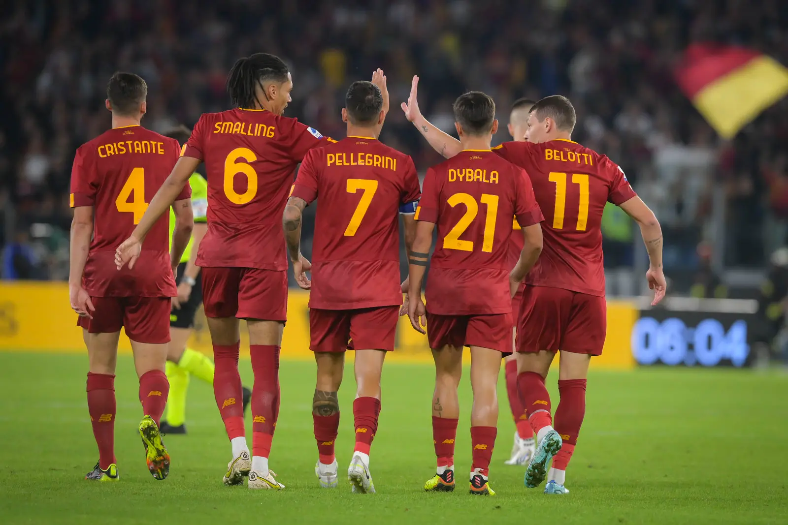 roma lecce gol smalling squadra
