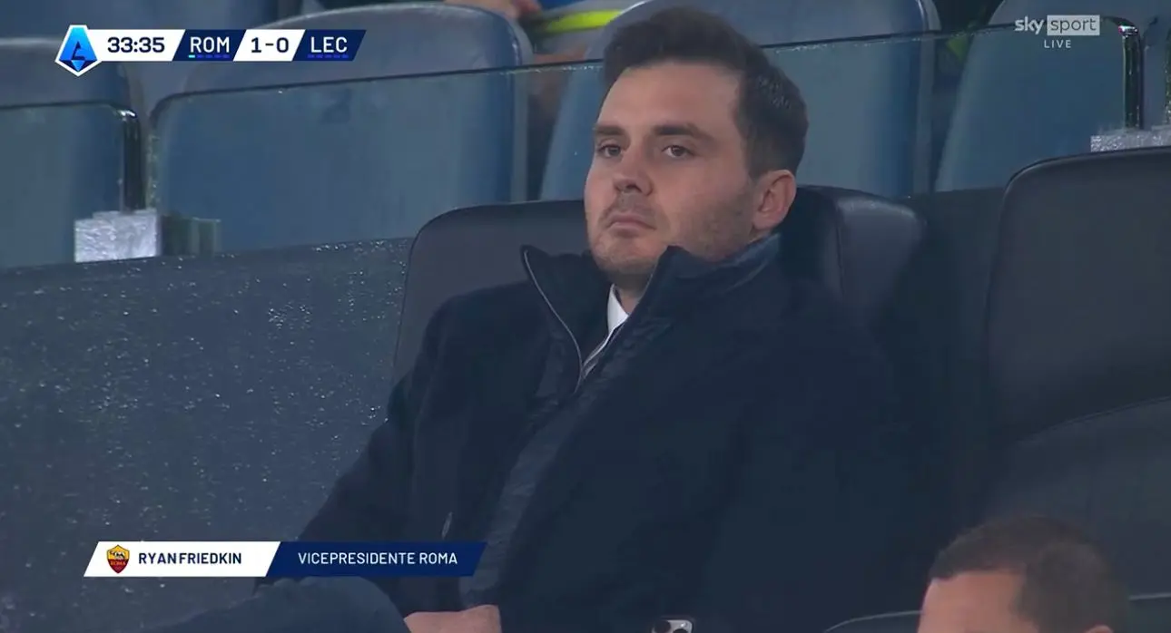 roma lecce ryan friedkin 2 1
