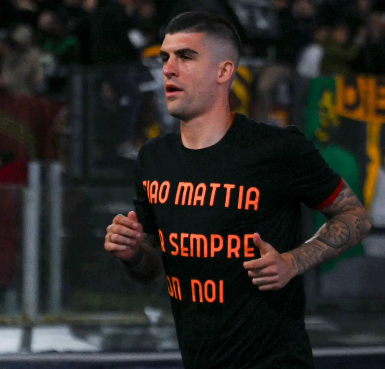 roma milan maglia mattia giani