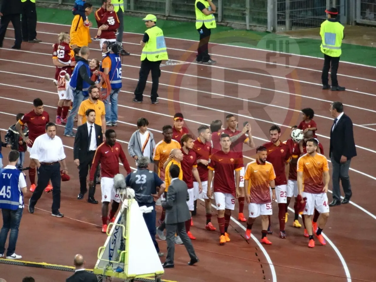 roma palermo giro di campo 31052015
