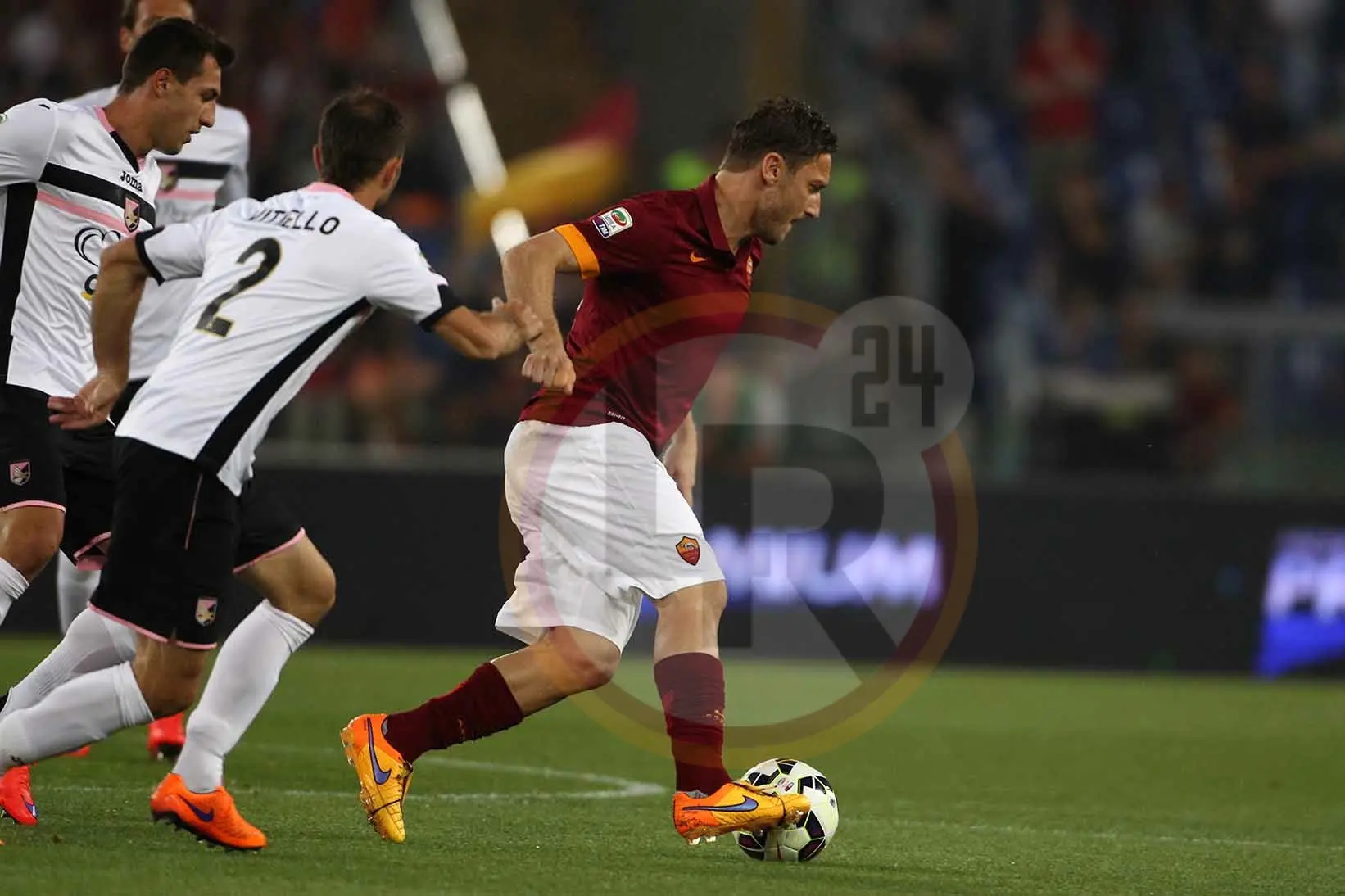 roma palermo totti 31052015 mancini