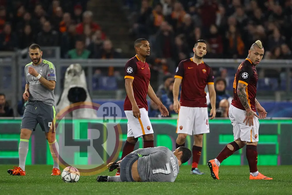 roma real nainggolan manolas 17022016 mancini