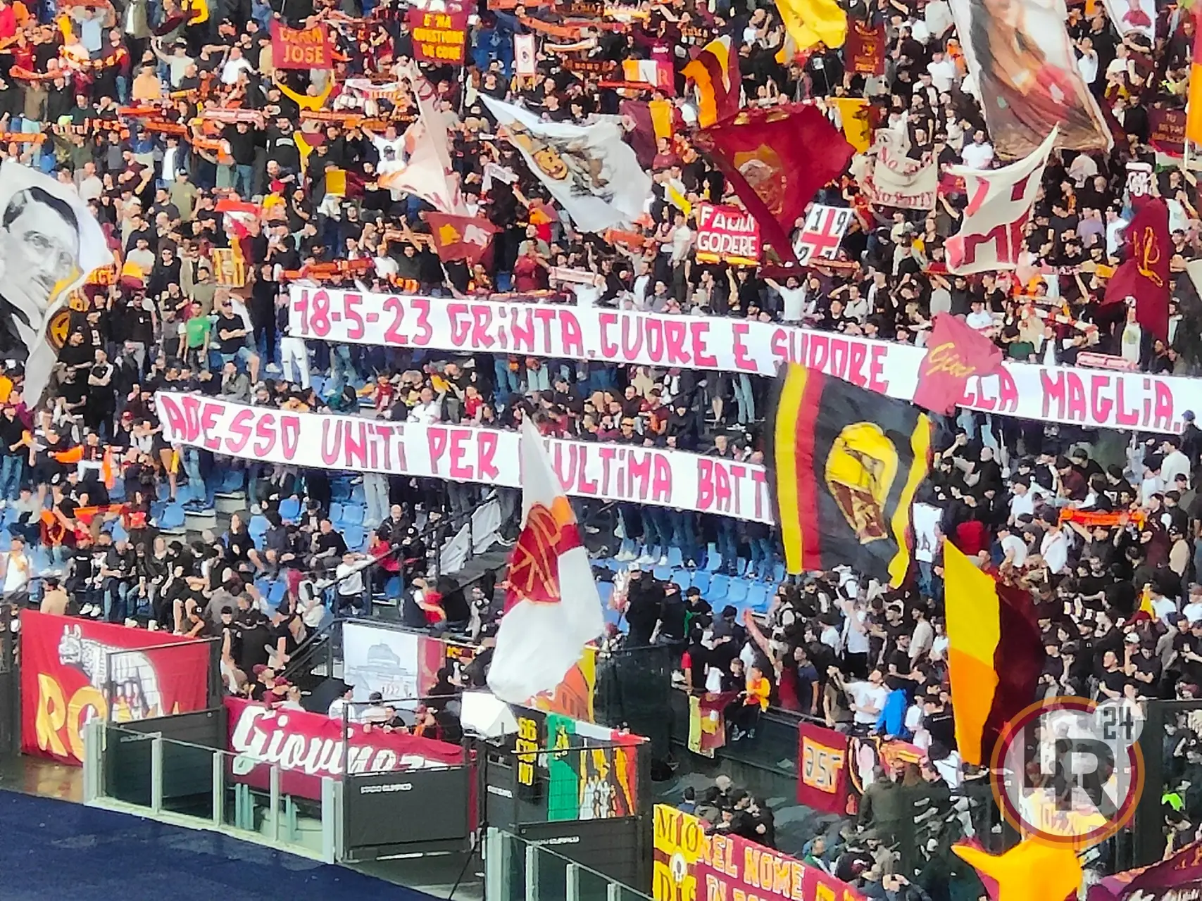 roma salernitana striscione curva sud