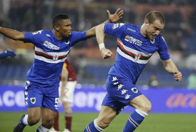 roma sampdoria de silvestri esultanza 2