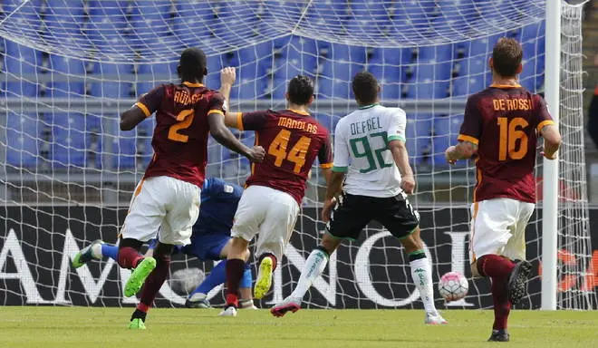 roma sassuolo defrel gol 2