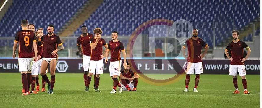 roma spezia coppa italia delusione squadra 3