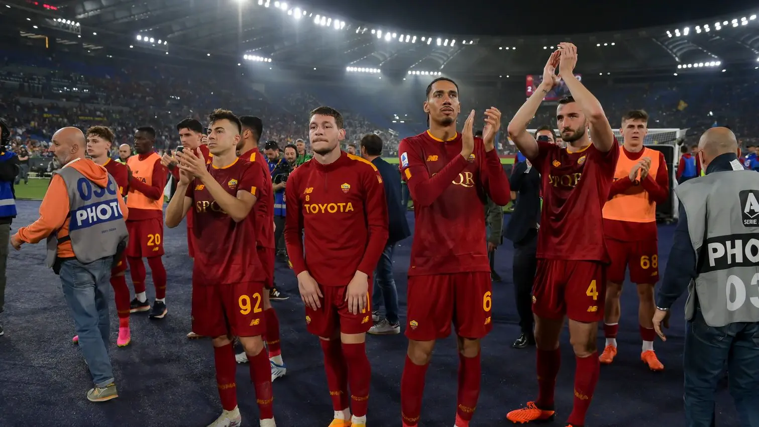 roma spezia squadra curva sud