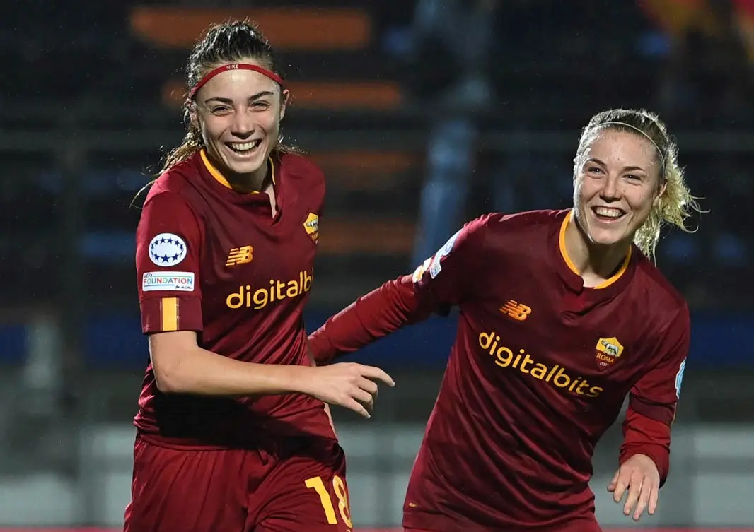 roma st polten champions league femminile glionna haug