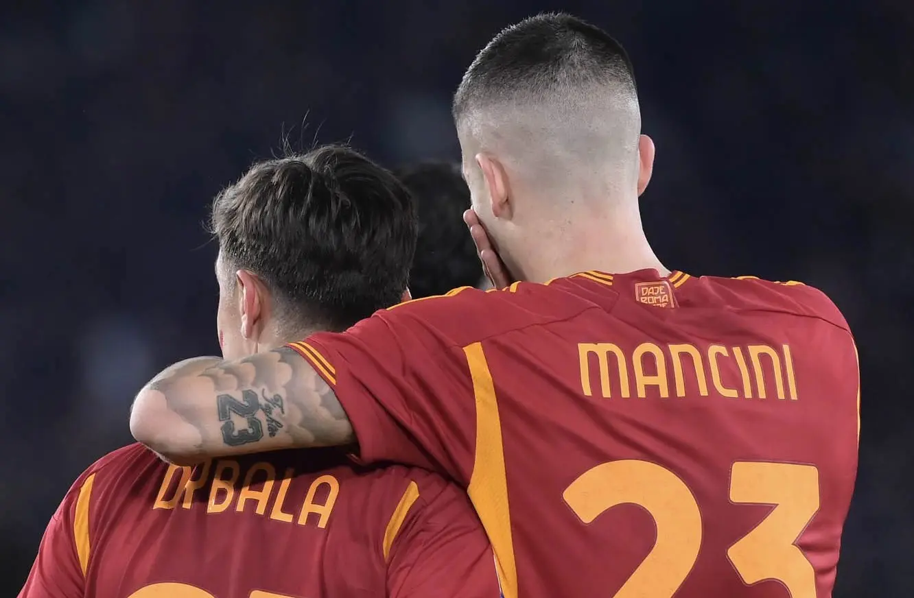 roma udinese dybala mancini