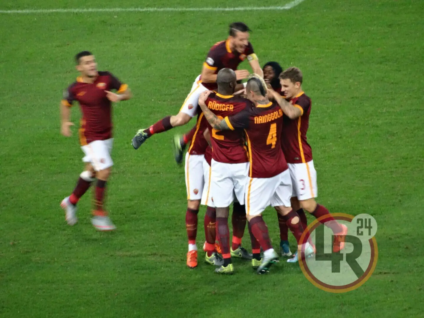 roma udinese esultanze 2 28102015