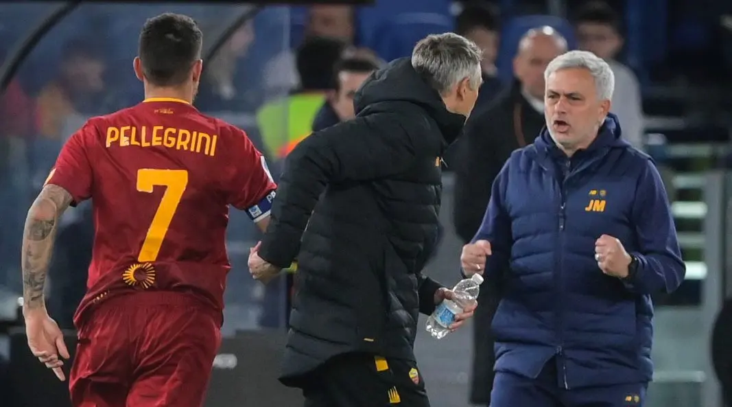 roma udinese pellegrini mourinho