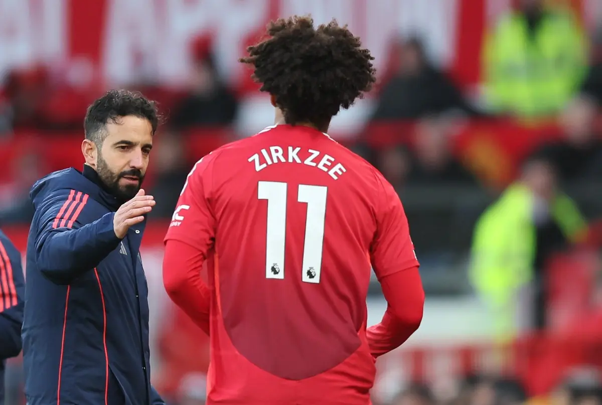 ruben amorim and joshua zirkzee