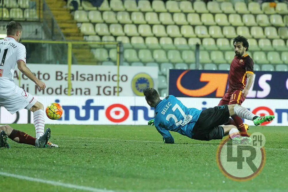 salah gol carpi roma