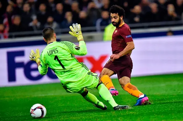 salah gol lione roma