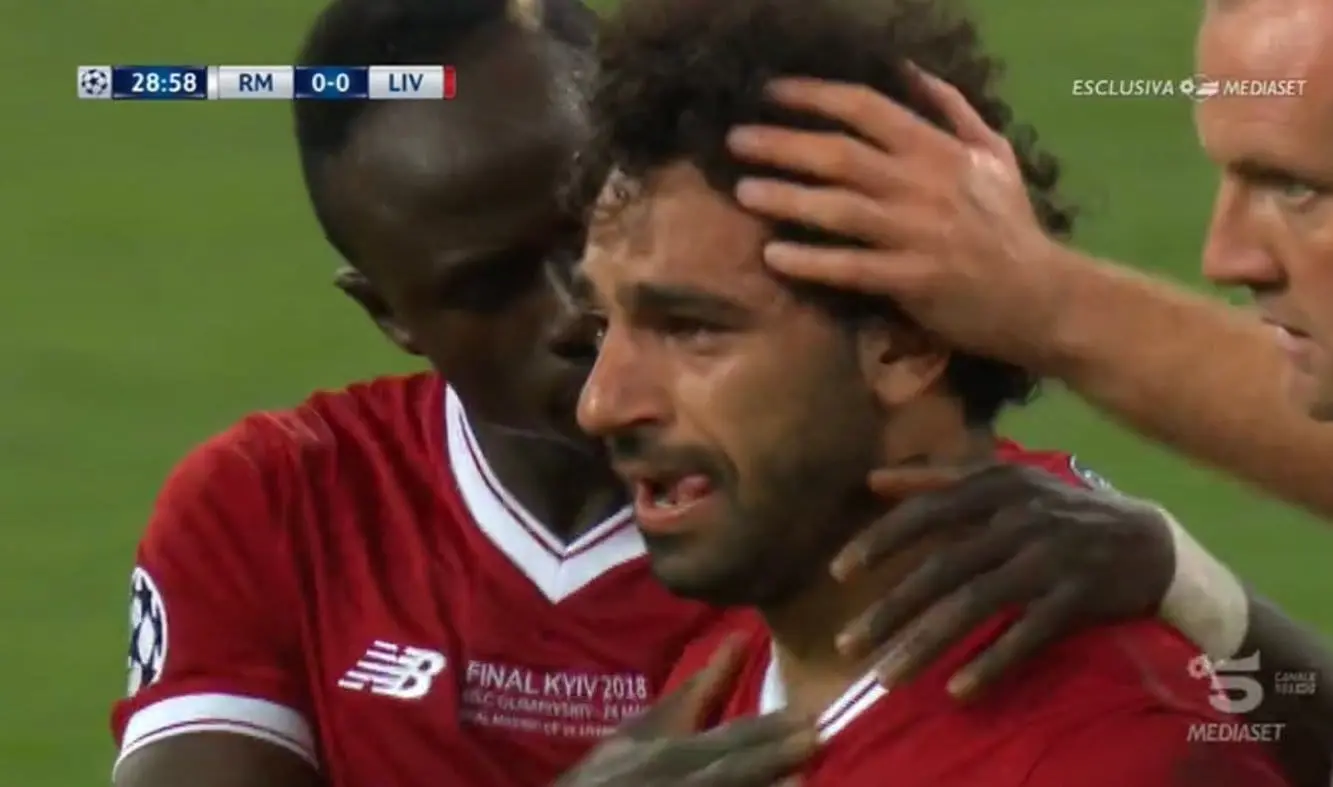salah in lacrime finale champions