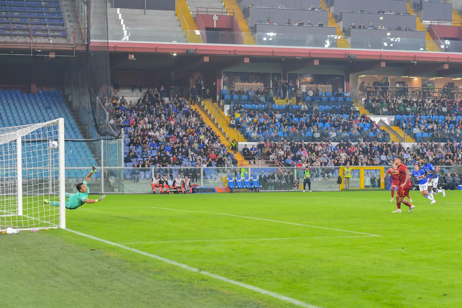 samp roma rigore pellegrini