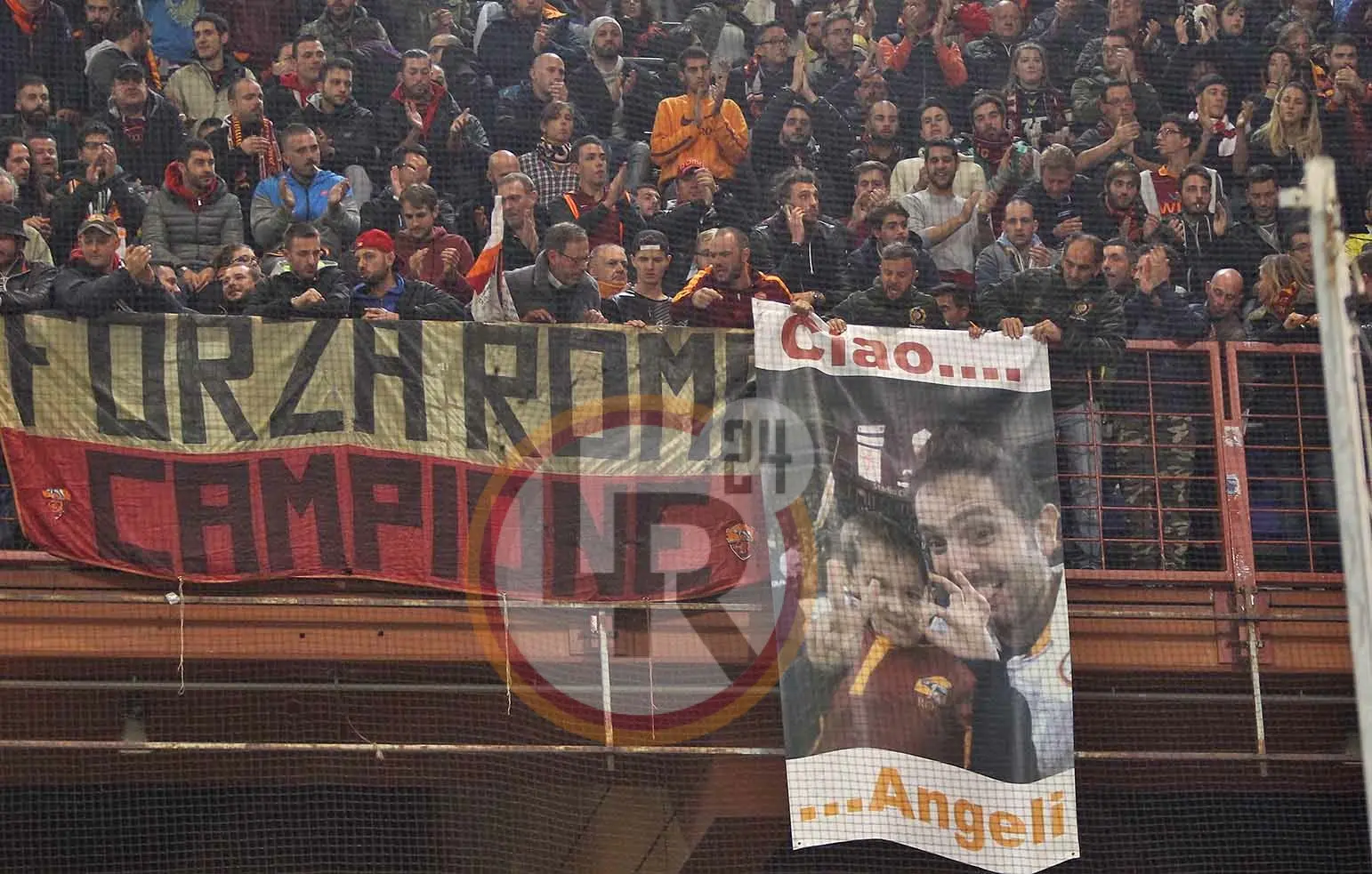 samp roma striscione 25102014 mancini