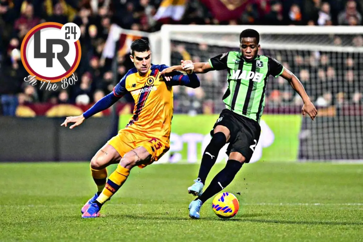 sassuolo roma in the box