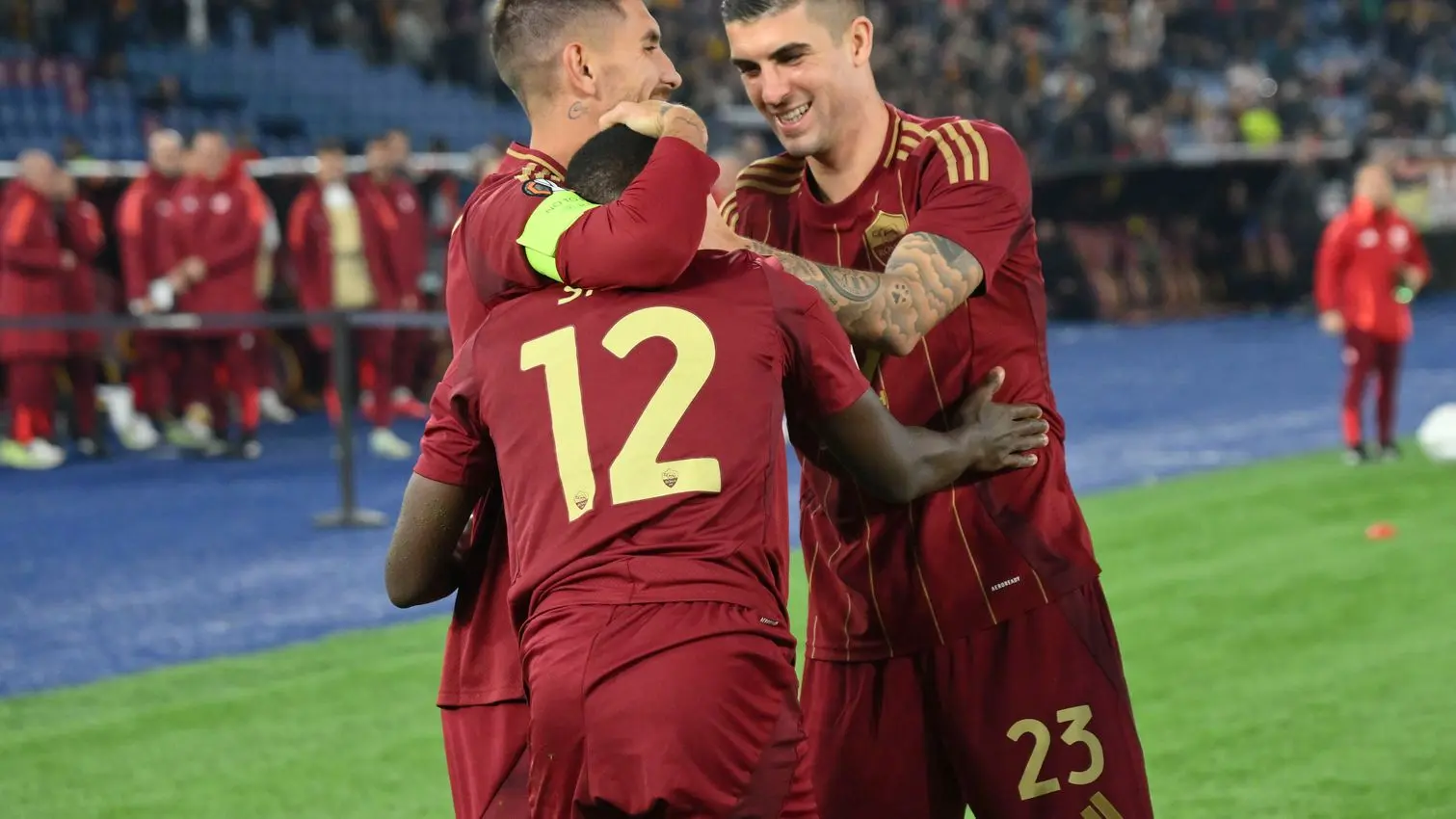 saud pellegrini e mancini roma braga
