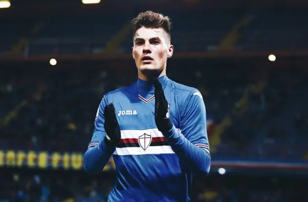 schick applauso maglia sampdoria