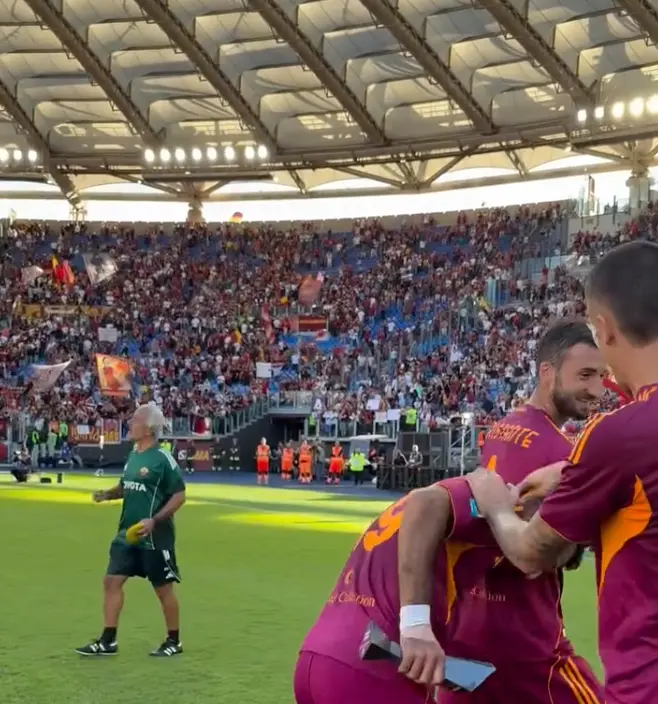 screenshoscreen mancini cristante celik roma verona