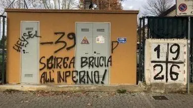scritte contro scirea artemio franchi