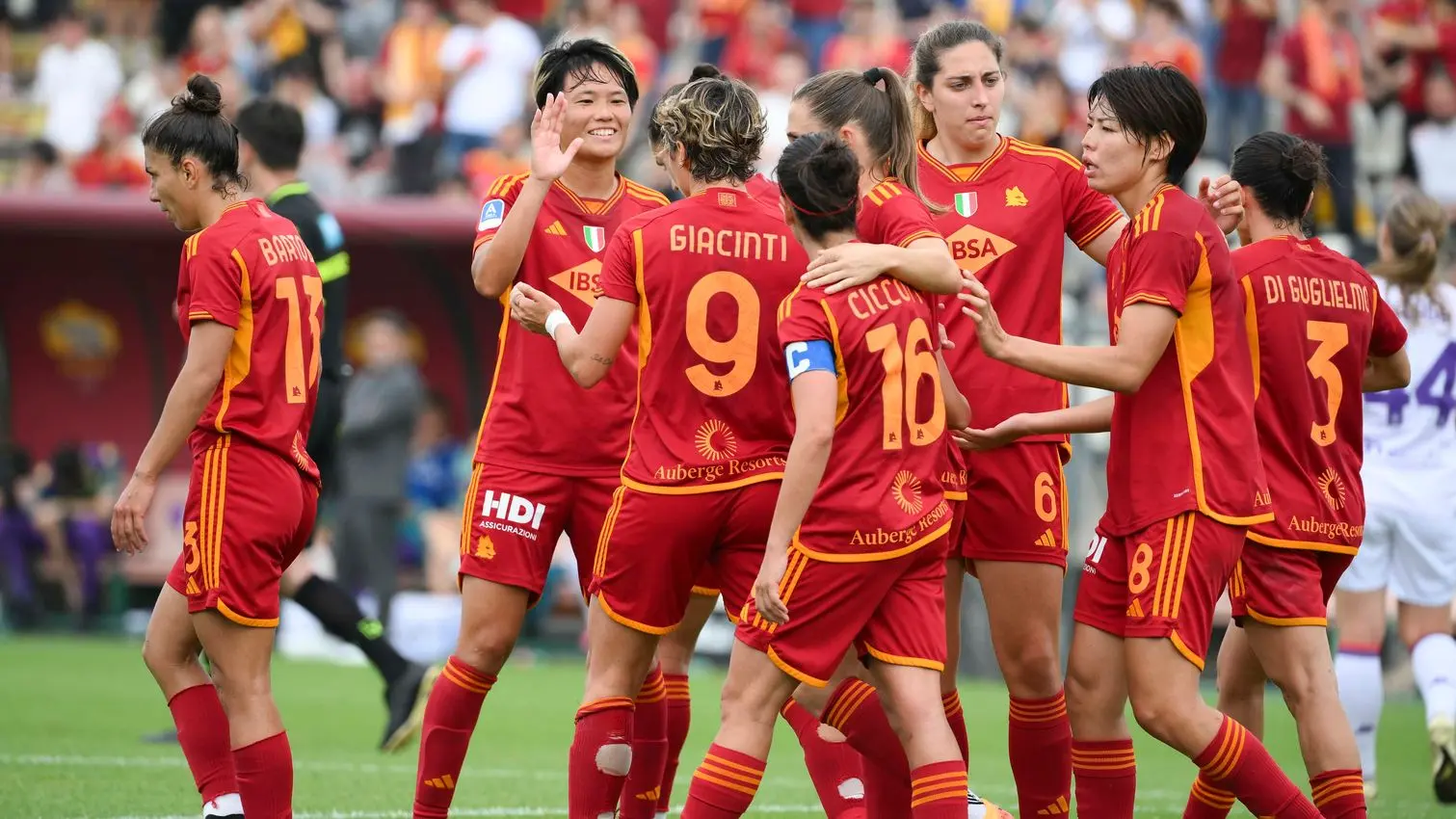 serie a femminile roma fiorentina squadra 5