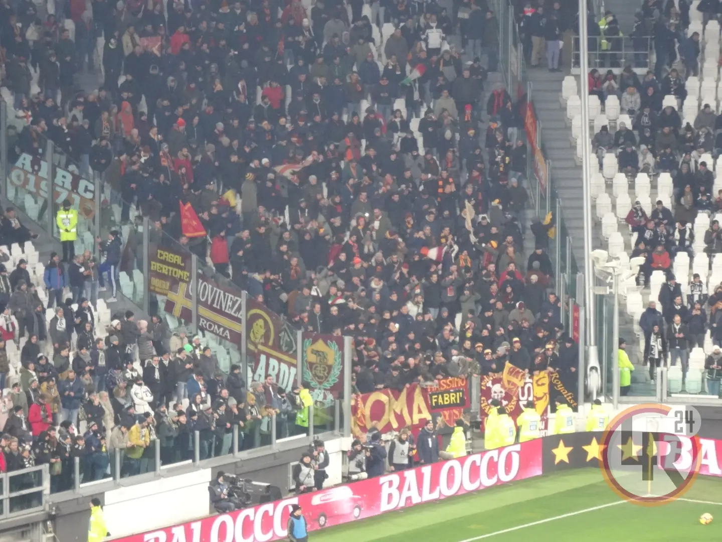 settore ospiti juve roma