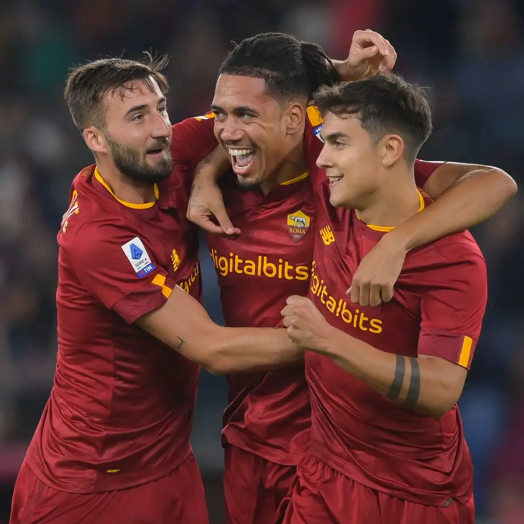 smalling cristante e dybala roma lecce